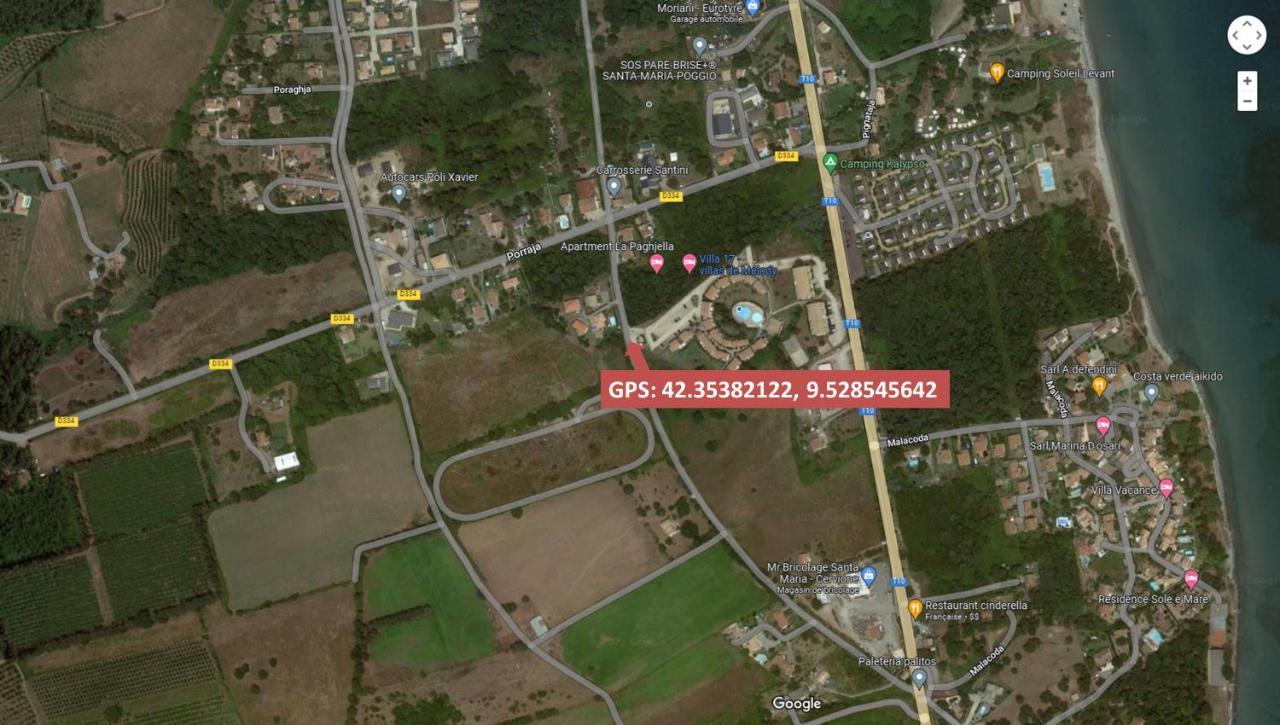 Appartement T2 dans résidence avec piscine Moriani-Plage Esterno foto